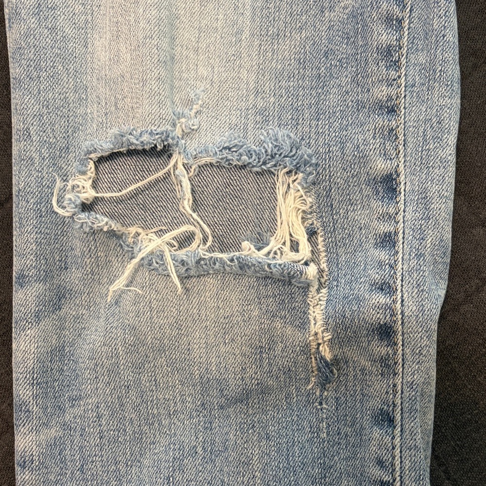 Distressed Blue Jeans - Picture 2 of 4